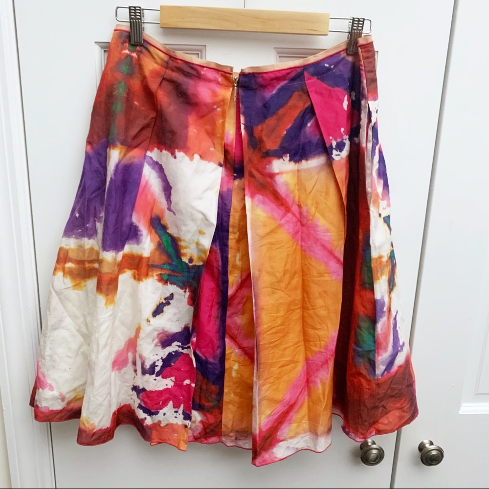 Rachel Roy Printed Skirt in Vibrant Orchid
